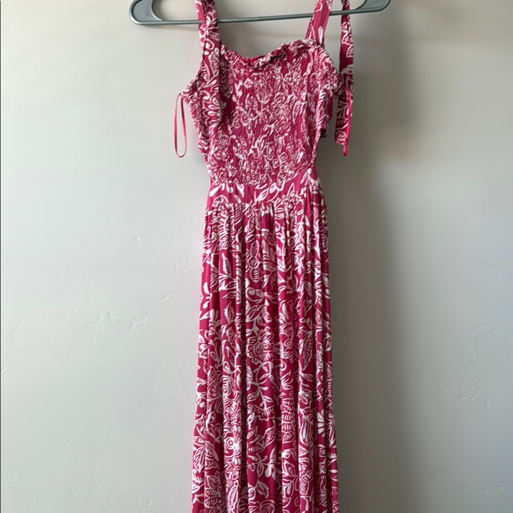 Sincerely Jules Pink and White Floral Kids Dress